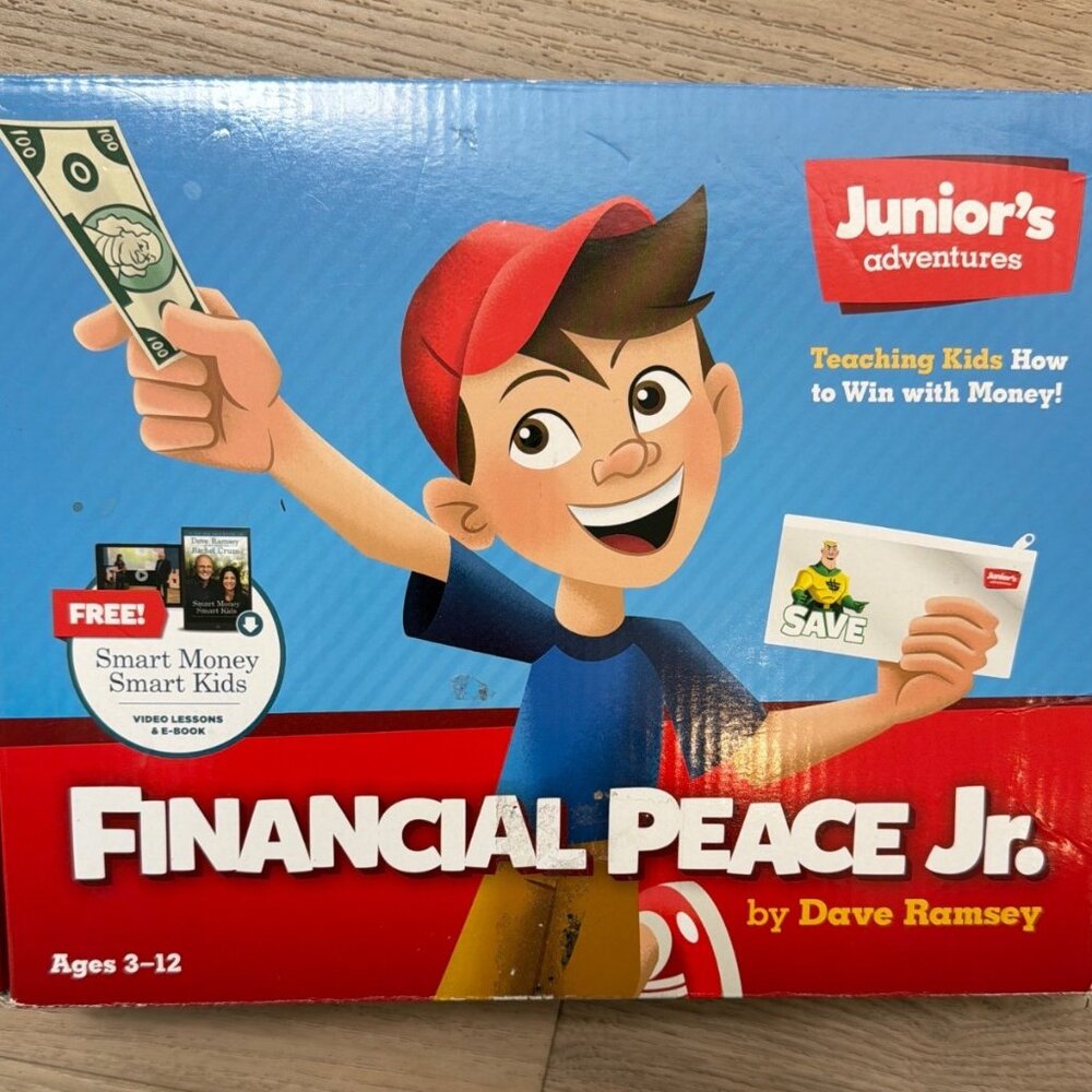 Dave Ramsey Financial Peace Jr. Kids Box Junior's Adventures Money Smart Literac